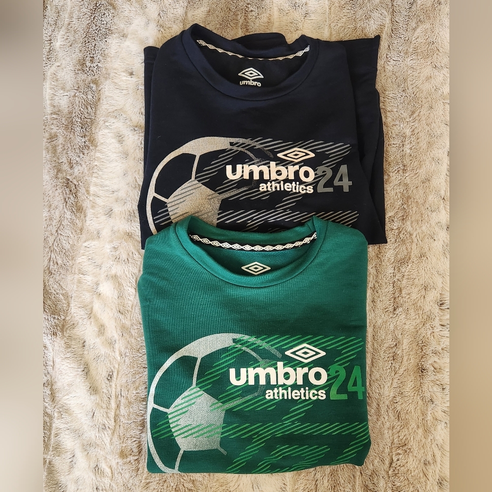Pair of Boys Umbro sweatshirts, YM